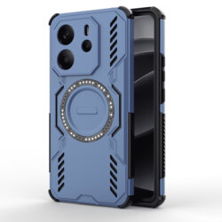 Husa Xiaomi Redmi Note 14 4G (Regional) Techsuit ArmorMag Case, albastru