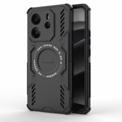 Husa Xiaomi Redmi Note 14 4G (Regional) Techsuit ArmorMag Case, negru