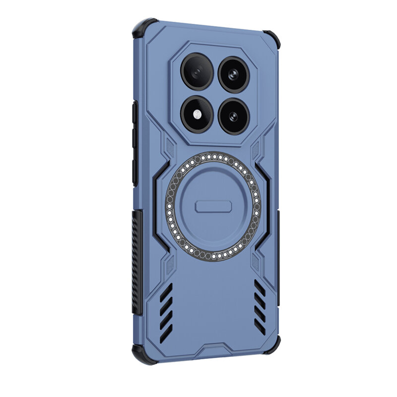 Husa Xiaomi Redmi Note 14 Pro 5G Techsuit ArmorMag Case, albastru