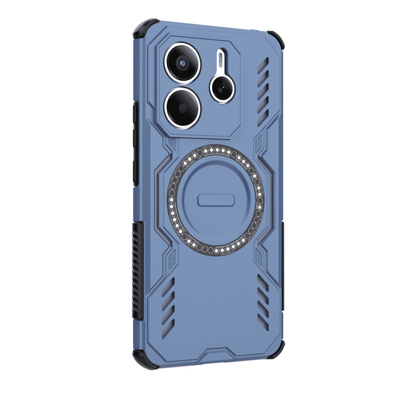 Husa Xiaomi Redmi Note 14 5G Techsuit ArmorMag Case, albastru