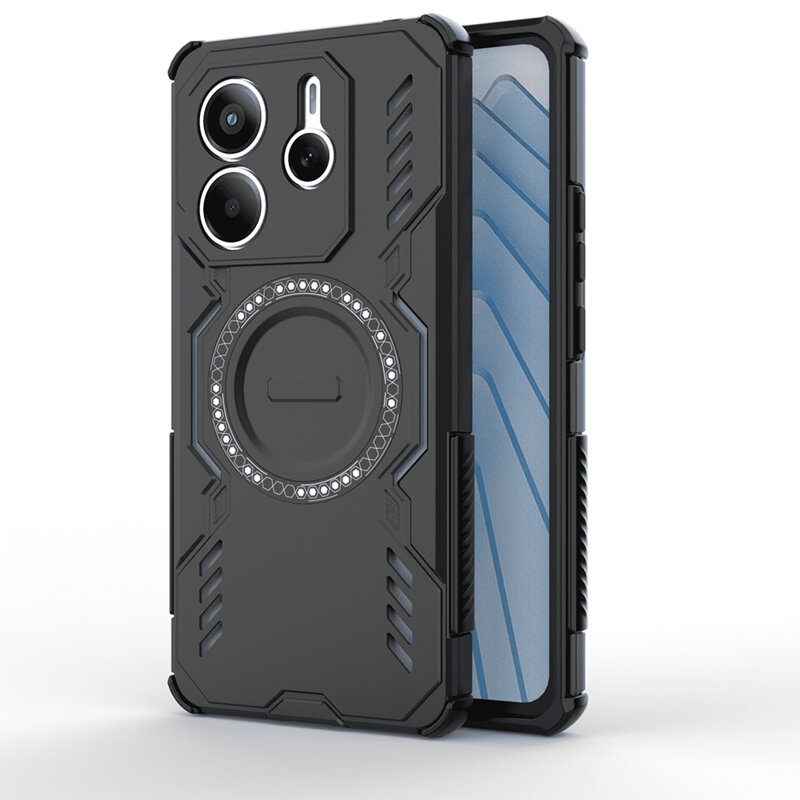 Husa Xiaomi Redmi Note 14 5G Techsuit ArmorMag Case, negru