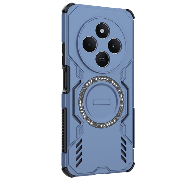 Husa Xiaomi Redmi 14C Techsuit ArmorMag Case, albastru
