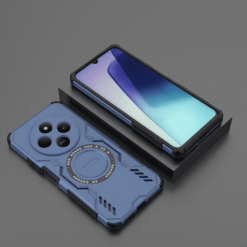 Husa Xiaomi Redmi 14C Techsuit ArmorMag Case, albastru