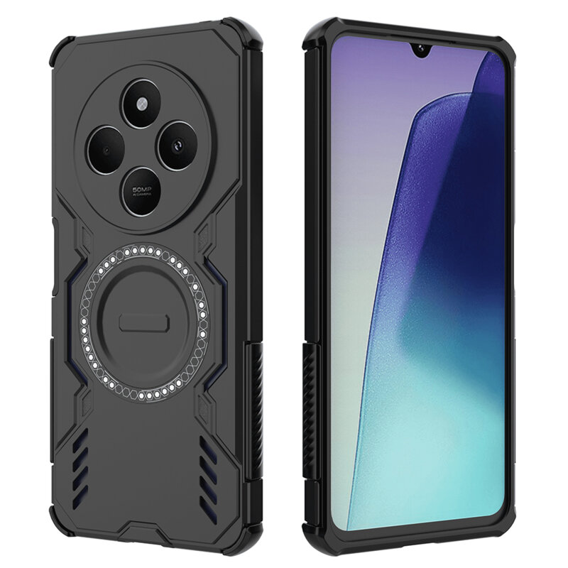 Husa Xiaomi Poco C75 Techsuit ArmorMag Case, negru
