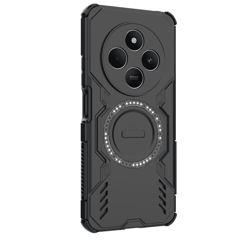 Husa Xiaomi Poco C75 Techsuit ArmorMag Case, negru