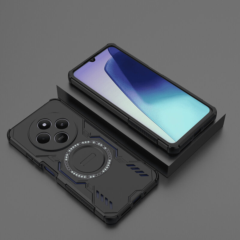 Husa Xiaomi Poco C75 Techsuit ArmorMag Case, negru