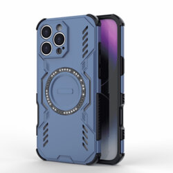 Husa iPhone 16 Pro Techsuit ArmorMag Case, albastru