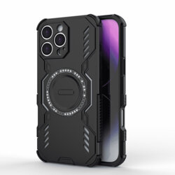 Husa iPhone 16 Pro Techsuit ArmorMag Case, negru