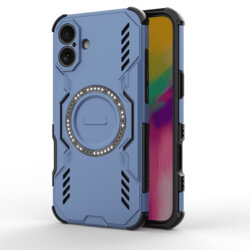 Husa iPhone 16 Plus Techsuit ArmorMag Case, albastru