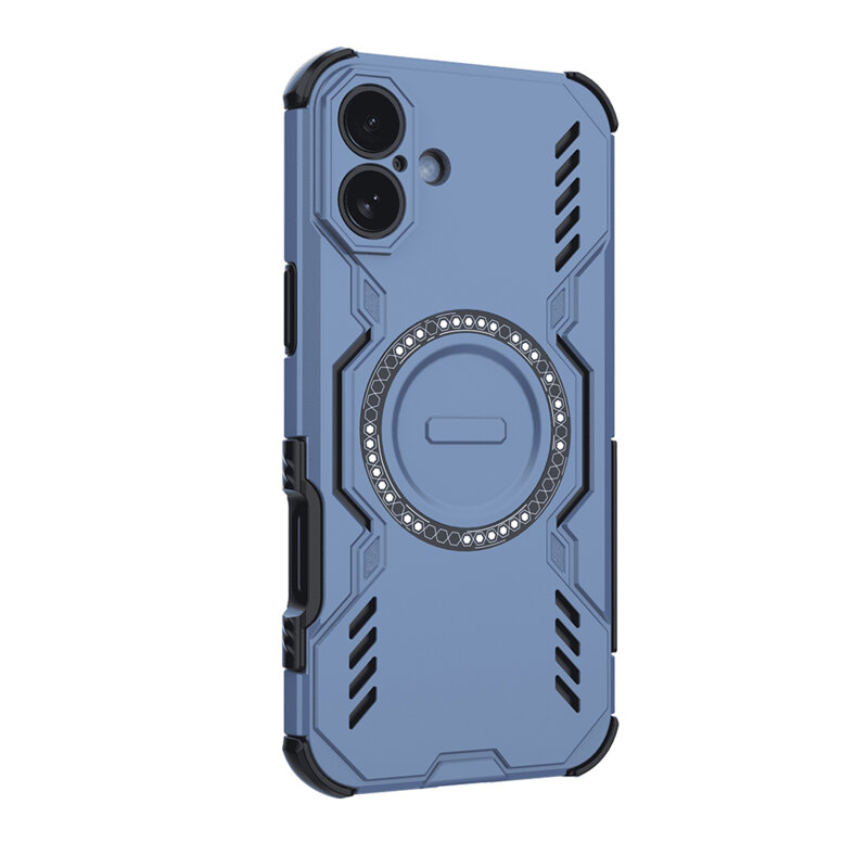 Husa iPhone 16 Plus Techsuit ArmorMag Case, albastru