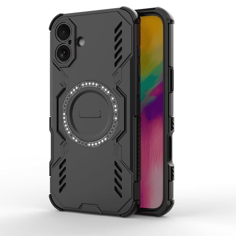 Husa iPhone 16 Plus Techsuit ArmorMag Case, negru
