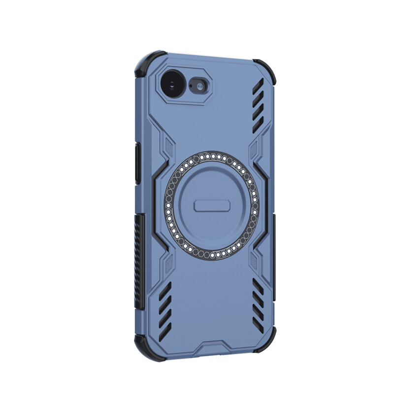Husa iPhone 16e Techsuit ArmorMag Case, albastru