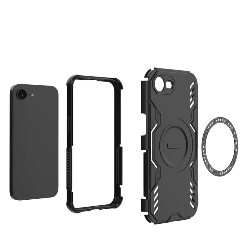 Husa iPhone 16e Techsuit ArmorMag Case, albastru