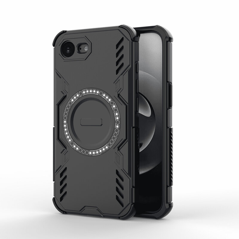 Husa iPhone 16e Techsuit ArmorMag Case, negru