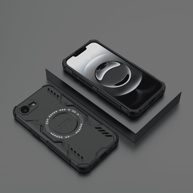 Husa iPhone 16e Techsuit ArmorMag Case, negru