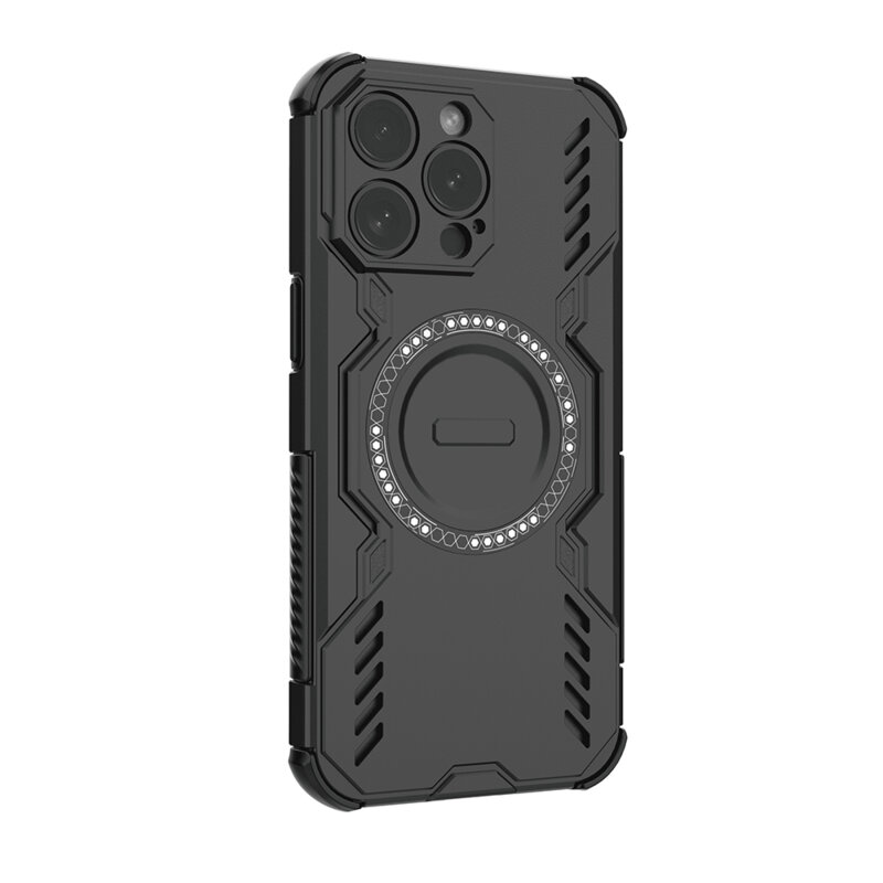 Husa iPhone 15 Pro Max Techsuit ArmorMag Case, negru