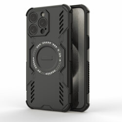 Husa iPhone 15 Pro Techsuit ArmorMag Case, negru