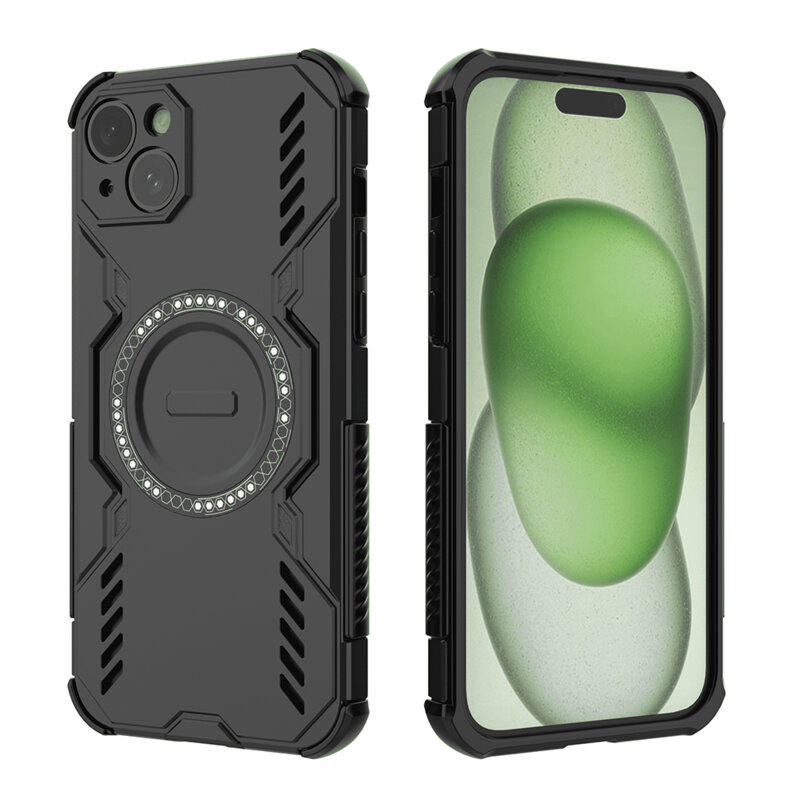 Husa iPhone 15 Techsuit ArmorMag Case, negru