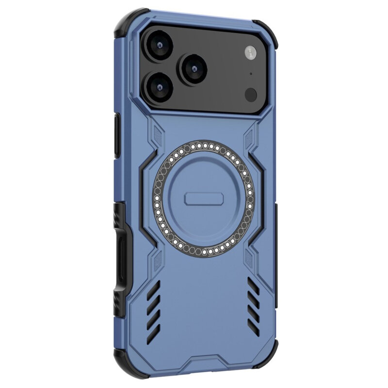 Husa iPhone 17 Pro Max Techsuit ArmorMag Case, albastru