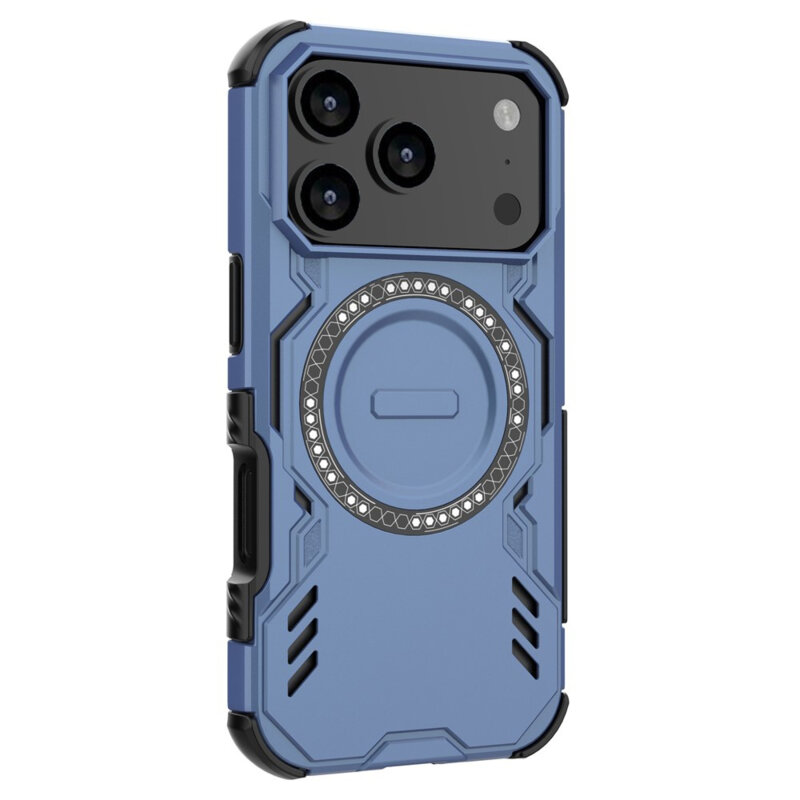 Husa iPhone 17 Pro Techsuit ArmorMag Case, albastru