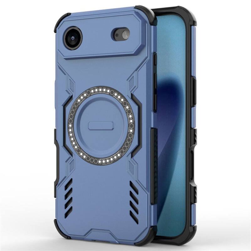 Husa iPhone 17 Air Techsuit ArmorMag Case, albastru