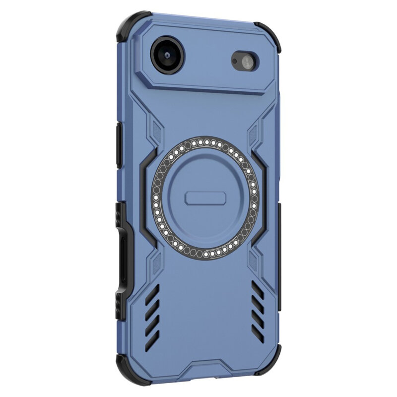 Husa iPhone 17 Air Techsuit ArmorMag Case, albastru