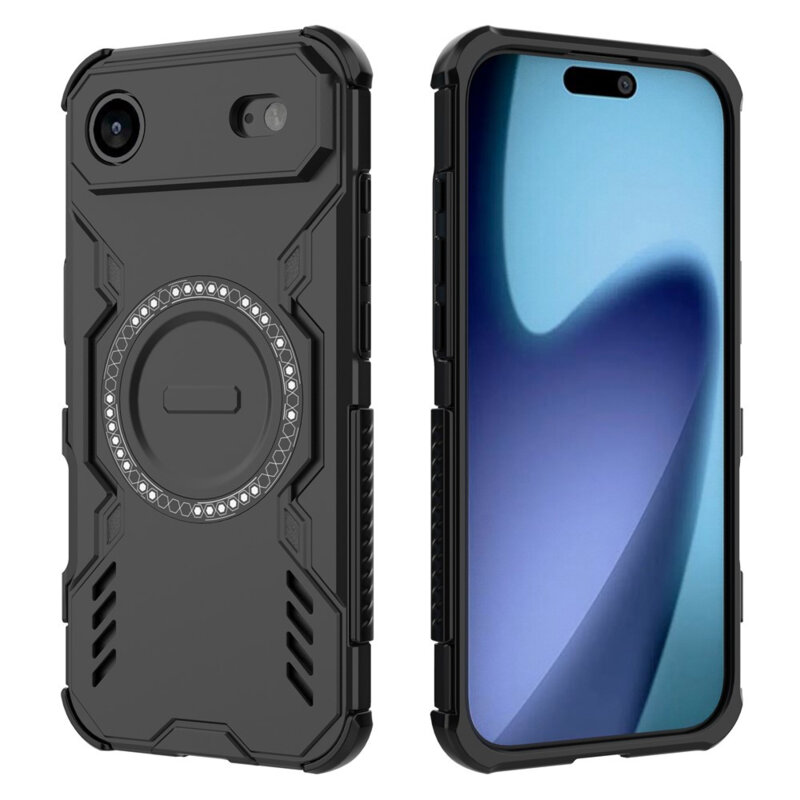Husa iPhone 17 Air Techsuit ArmorMag Case, negru