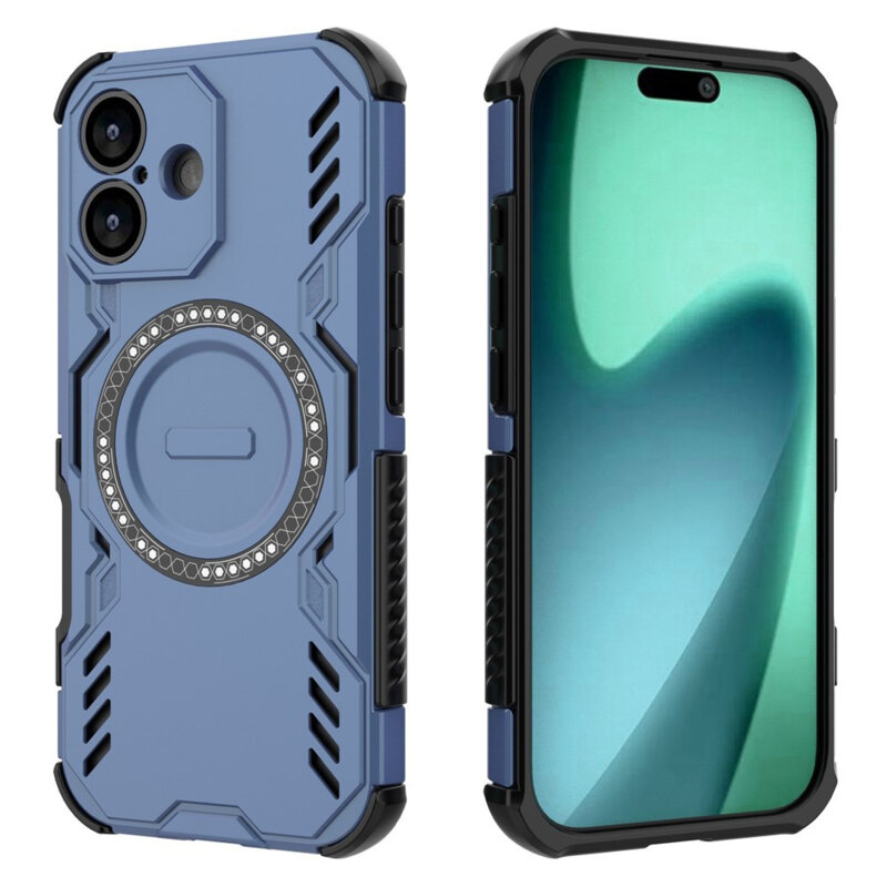 Husa iPhone 17 Techsuit ArmorMag Case, albastru