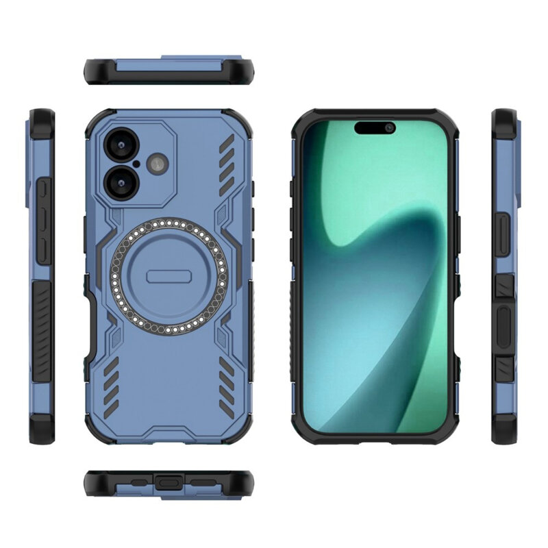 Husa iPhone 17 Techsuit ArmorMag Case, albastru