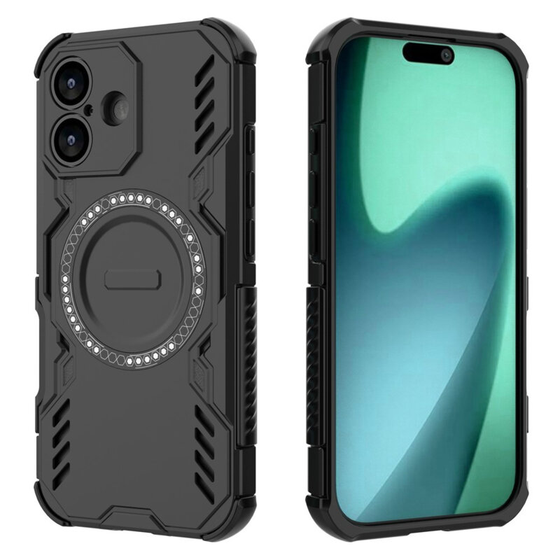 Husa iPhone 17 Techsuit ArmorMag Case, negru