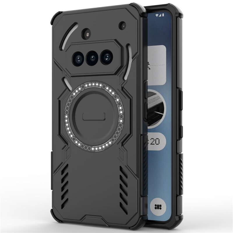 Husa Nothing Phone (3a) Techsuit ArmorMag Case, negru