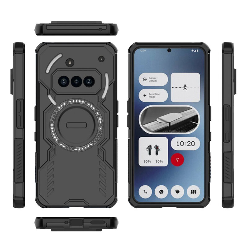 Husa Nothing Phone (3a) Techsuit ArmorMag Case, negru