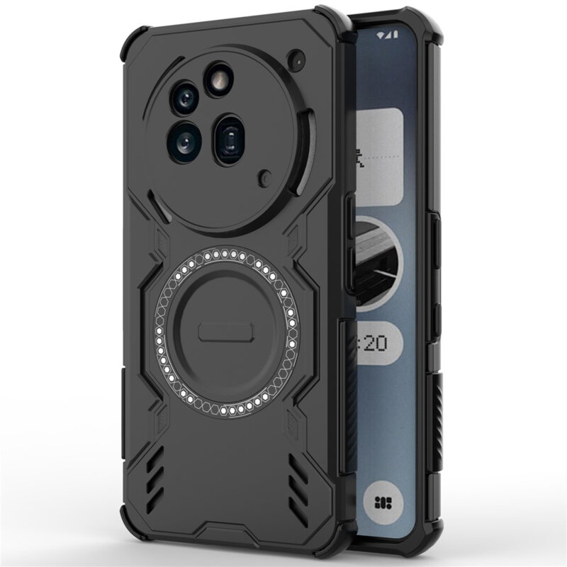 Husa Nothing Phone (3a) Pro Techsuit ArmorMag Case, negru