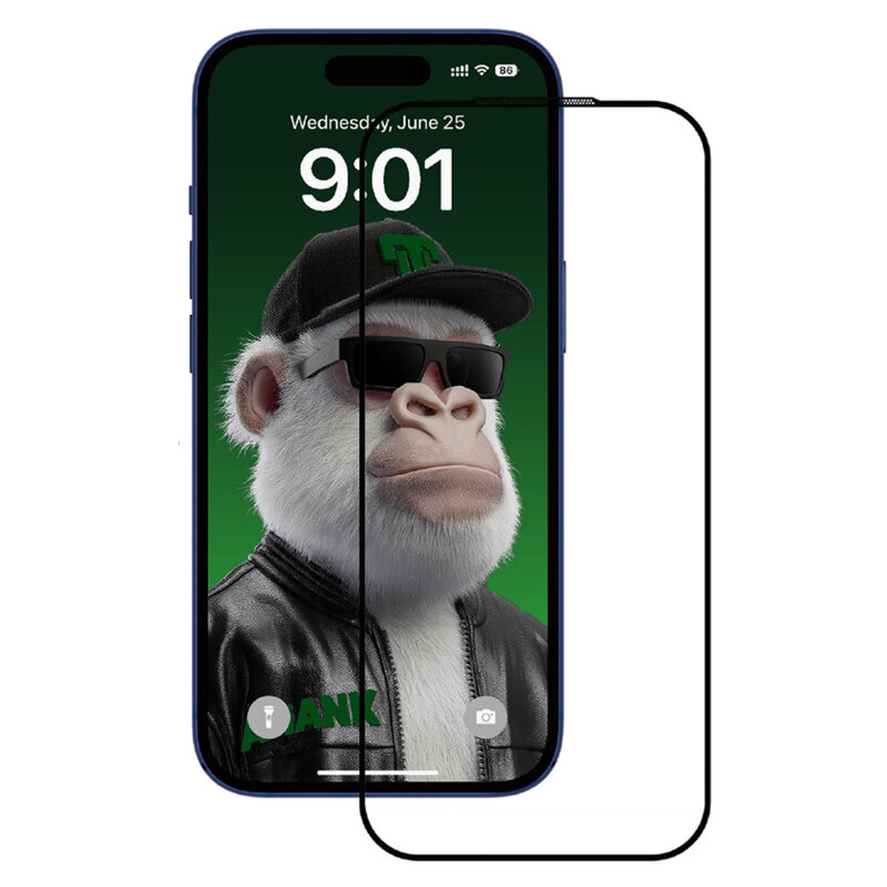 Folie sticla iPhone 17 Air ANANK 2.5D 10X Reinforced CG Screen Protector, negru