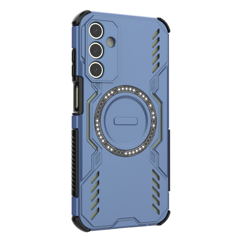 Husa Samsung Galaxy A15 4G Techsuit ArmorMag Case, albastru