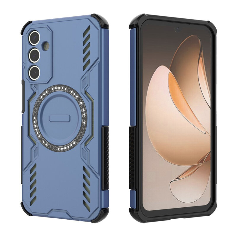 Husa Samsung Galaxy A15 5G Techsuit ArmorMag Case, albastru