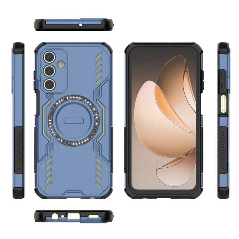 Husa Samsung Galaxy A15 5G Techsuit ArmorMag Case, albastru