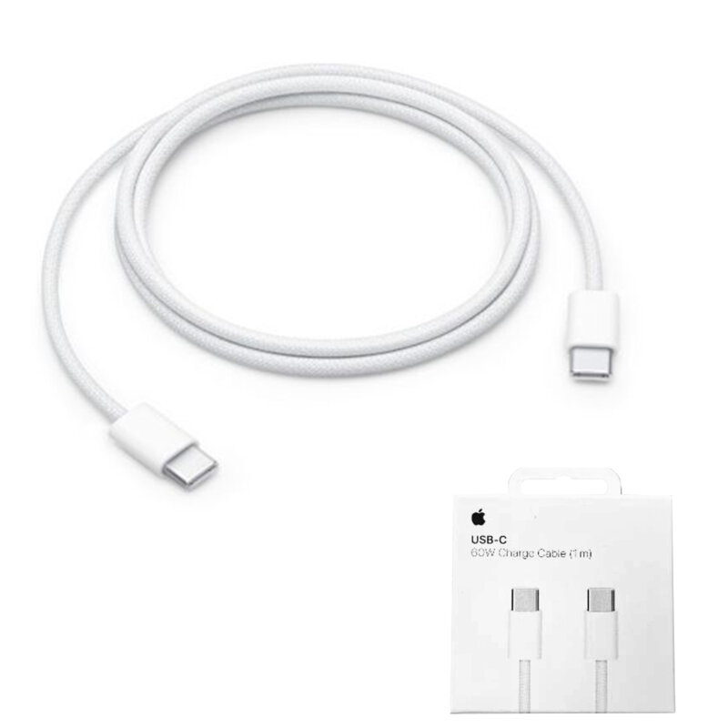 Cablu Apple tip C, original, 60W, 1m, alb, MW493ZM/A, blister