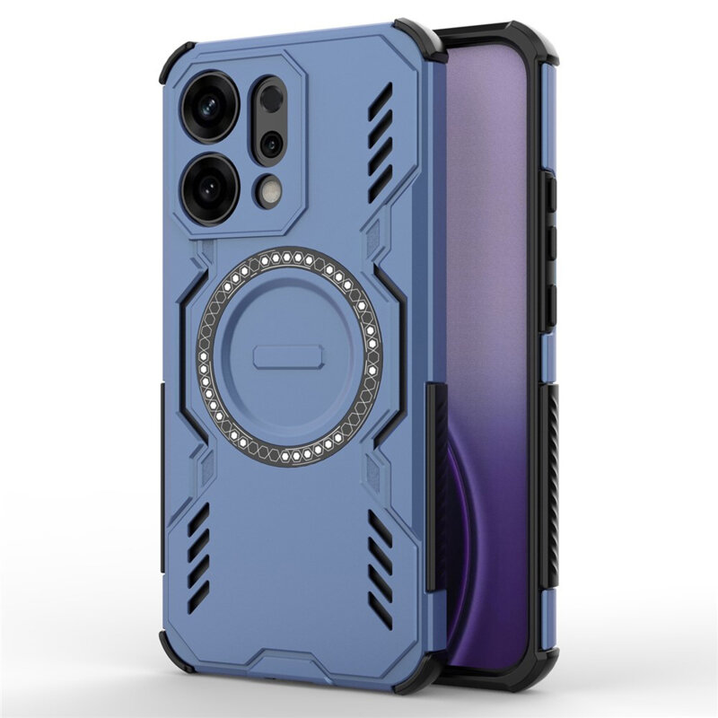 Husa Oppo Reno14 Techsuit ArmorMag Case, albastru