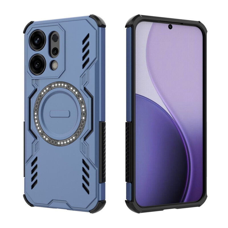 Husa Oppo Reno14 Techsuit ArmorMag Case, albastru