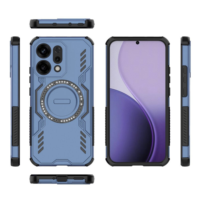 Husa Oppo Reno14 Techsuit ArmorMag Case, albastru