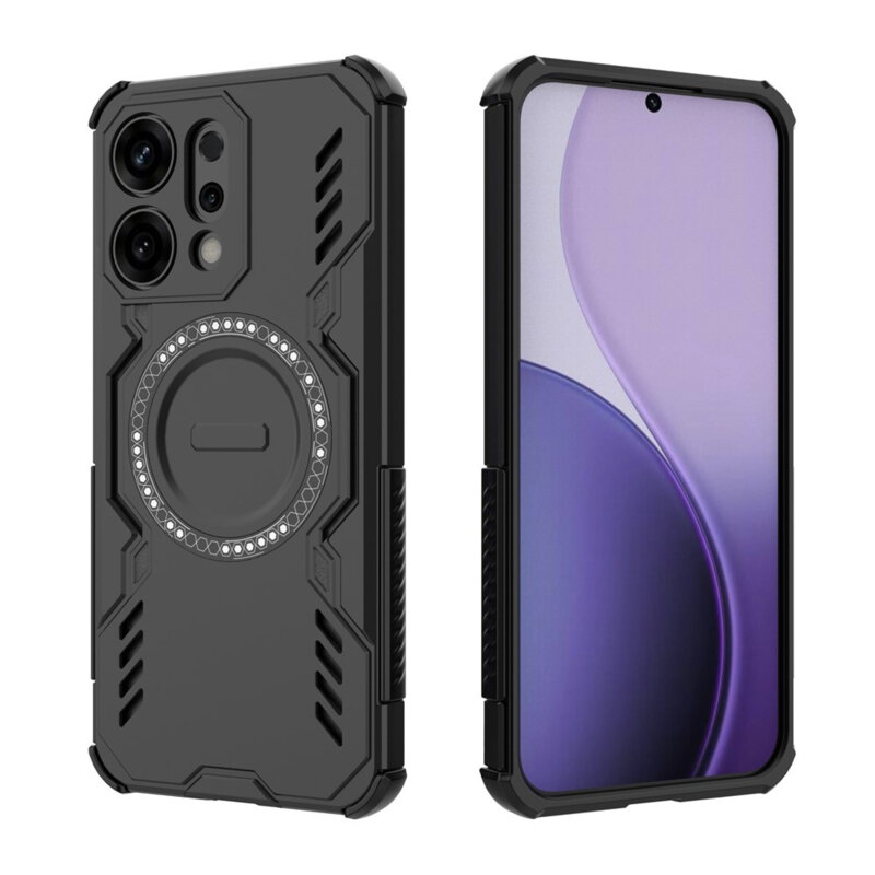 Husa Oppo Reno14 Techsuit ArmorMag Case, negru