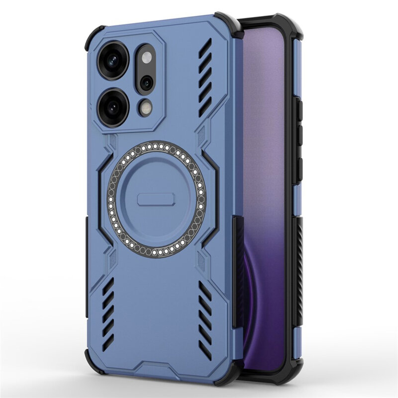 Husa Oppo Reno14 Pro Techsuit ArmorMag Case, albastru