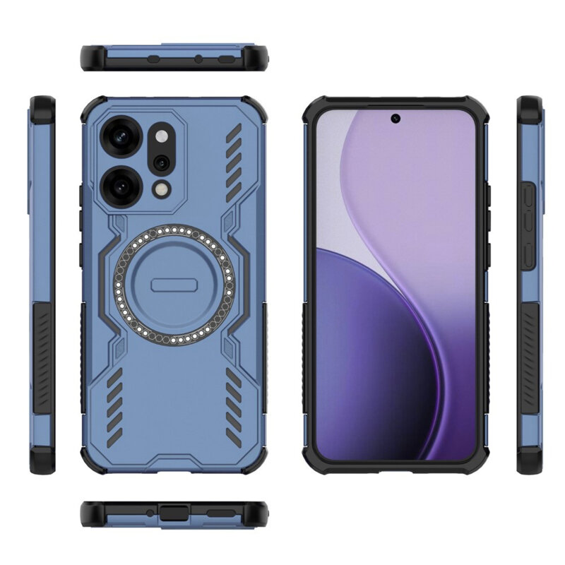 Husa Oppo Reno14 Pro Techsuit ArmorMag Case, albastru