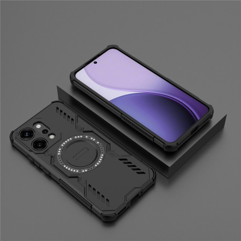 Husa Oppo Reno14 Pro Techsuit ArmorMag Case, negru