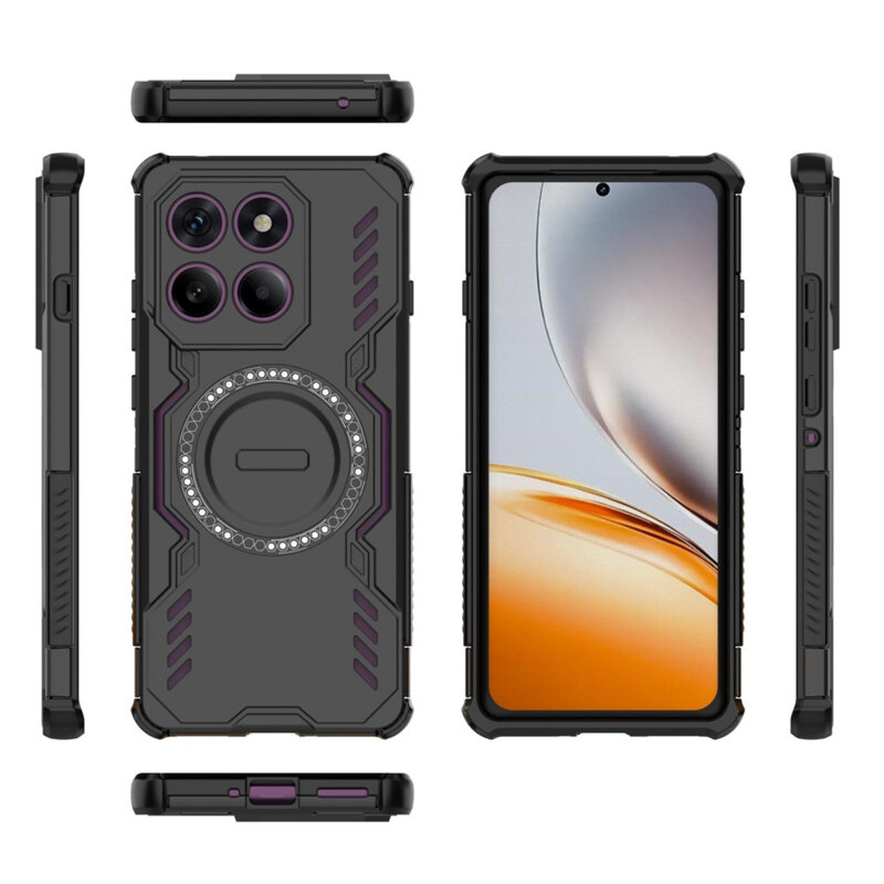 Husa Motorola Edge 60 Pro Techsuit ArmorMag Case, negru