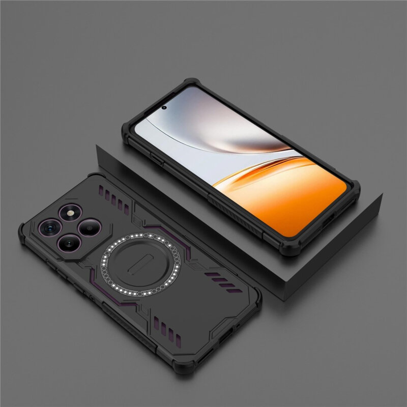 Husa Motorola Edge 60 Pro Techsuit ArmorMag Case, negru