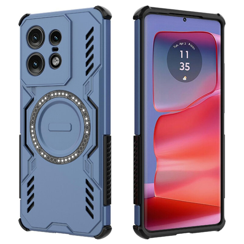 Husa Motorola Edge 50 Pro Techsuit ArmorMag Case, albastru