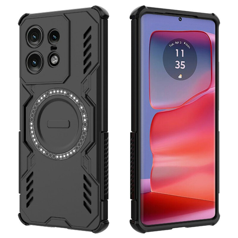 Husa Motorola Edge 50 Pro Techsuit ArmorMag Case, negru