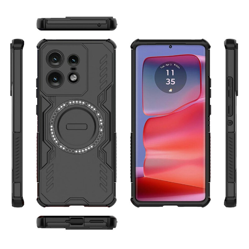 Husa Motorola Edge 50 Pro Techsuit ArmorMag Case, negru